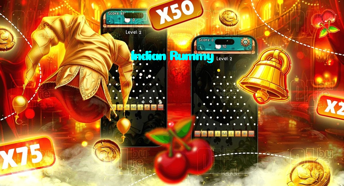 Indian Rummy casino presented on mobile device in Pakistan with slots and live games